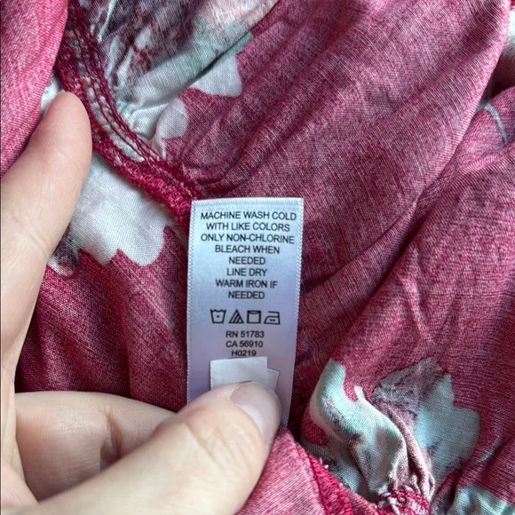 Maurices Red and White Floral Dress - Picture 7 of 7